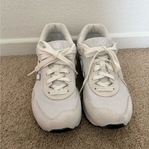 New Balance White Athletic Shoes